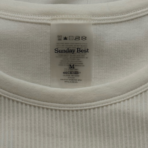 Aritzia/Sunday Best Ribbed Tank - Picture 3 of 4